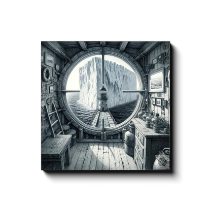 Lighthouse View – Window to Wonder Canvas Wrap