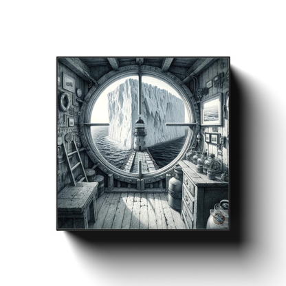 Lighthouse View – Window to Wonder Canvas Wrap