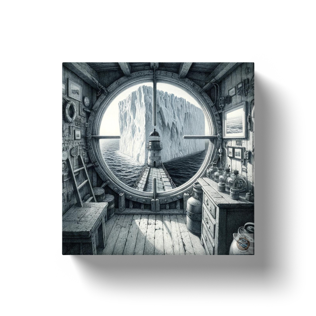 Lighthouse View – Window to Wonder Canvas Wrap