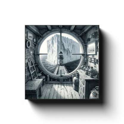 Lighthouse View – Window to Wonder Canvas Wrap