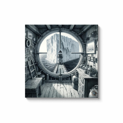 Lighthouse View – Window to Wonder Canvas Wrap