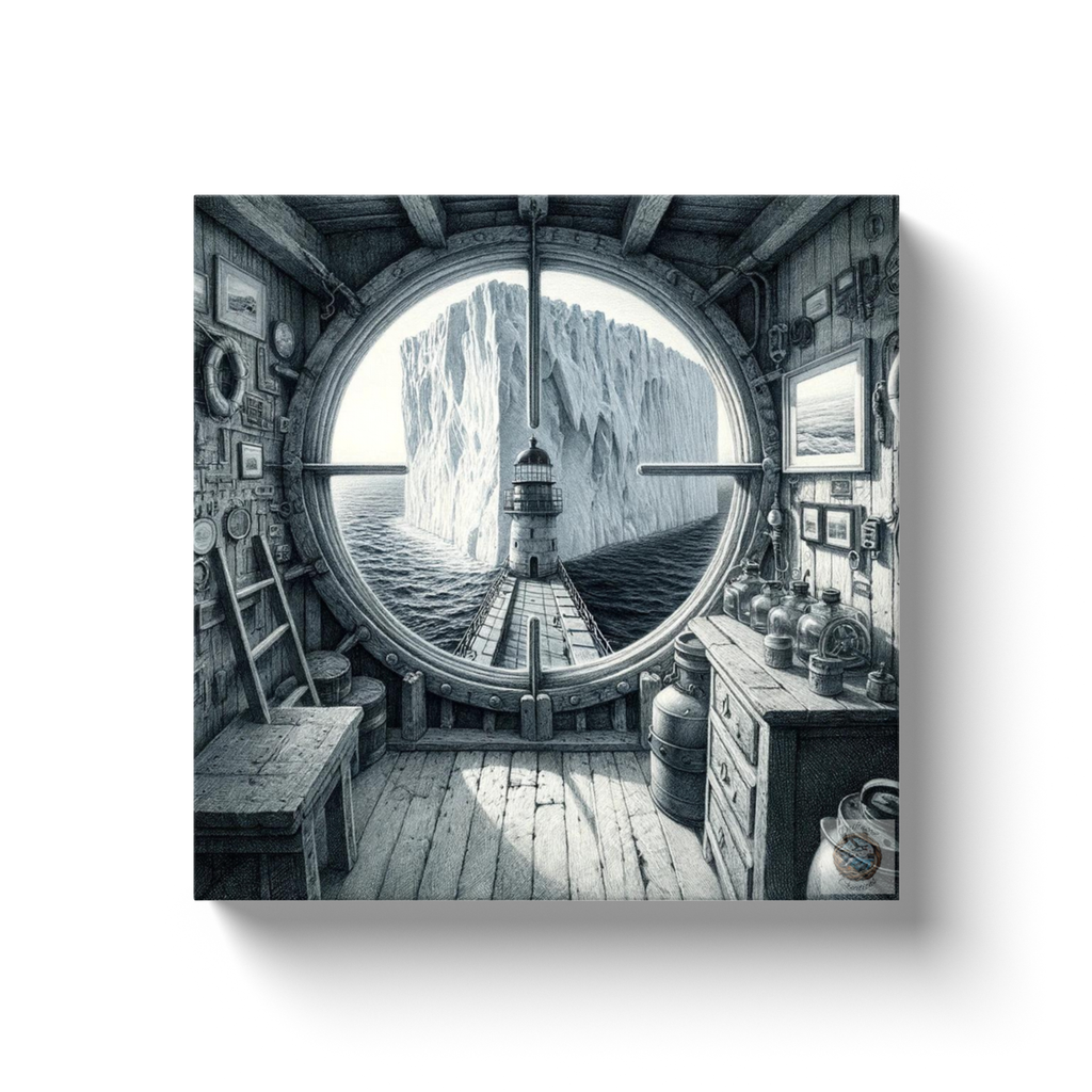 Lighthouse View – Window to Wonder Canvas Wrap