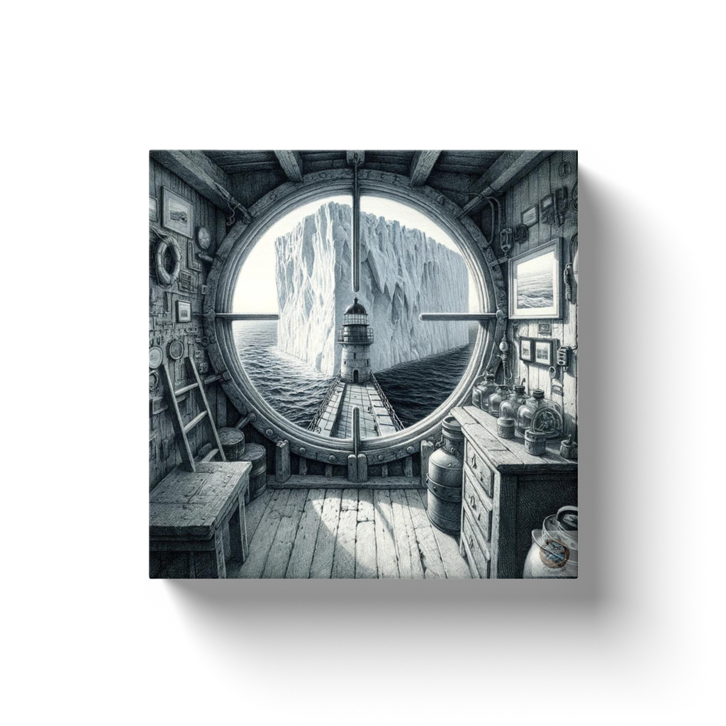 Lighthouse View – Window to Wonder Canvas Wrap