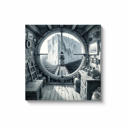 Lighthouse View – Window to Wonder Canvas Wrap